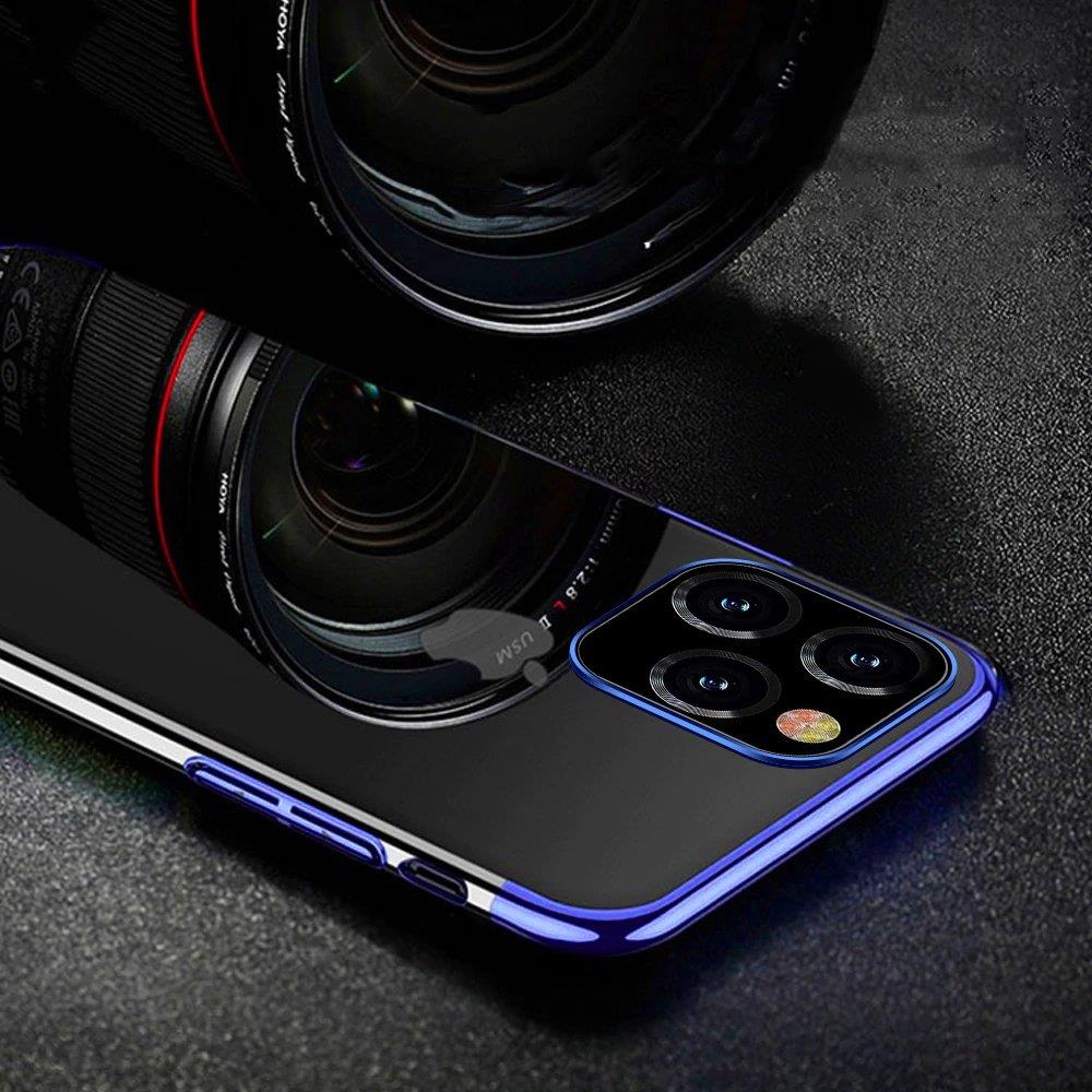 Futrola Clear Color s obojenim rubom za Xiaomi Mi 11 - Plava