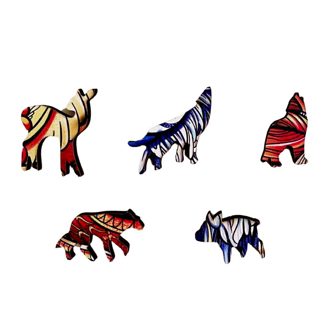 Drvene puzzle - Monkey / S