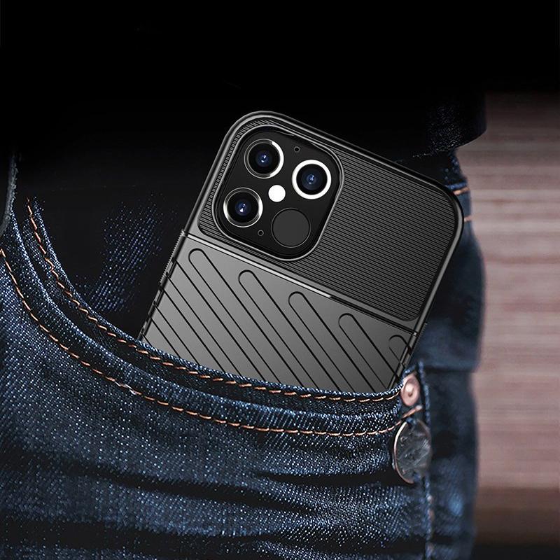 Otporna Thunder futrola za Apple iPhone 12 Pro Max - Crna