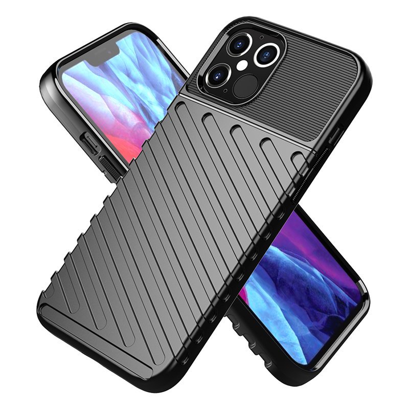 Otporna Thunder futrola za Apple iPhone 12 Pro Max - Crna