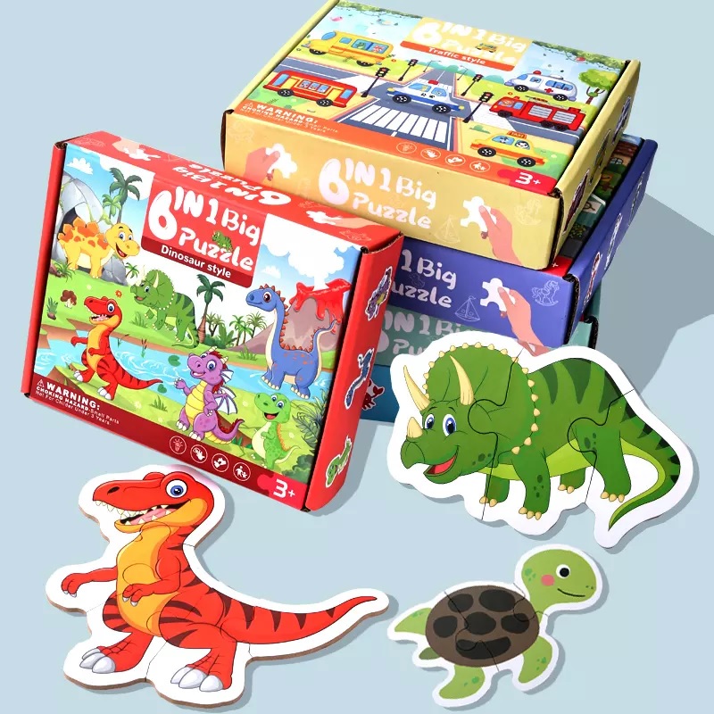 Dječje drvene puzzle - Traffic