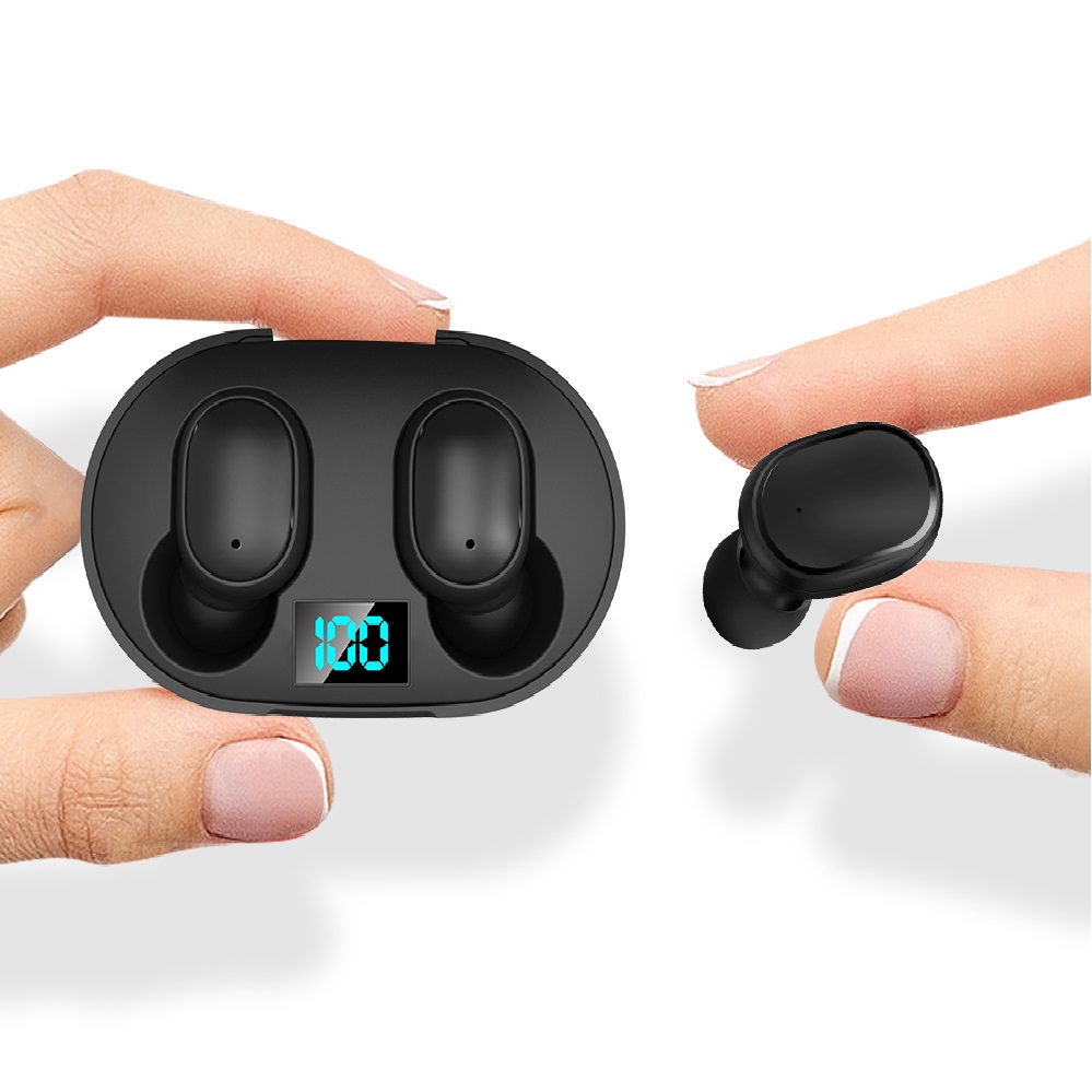 Bežična bluetooth slušalica E6S - Crna