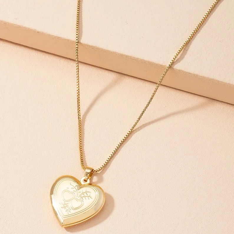 Ogrlica KI-34238 Heart - Srebrna