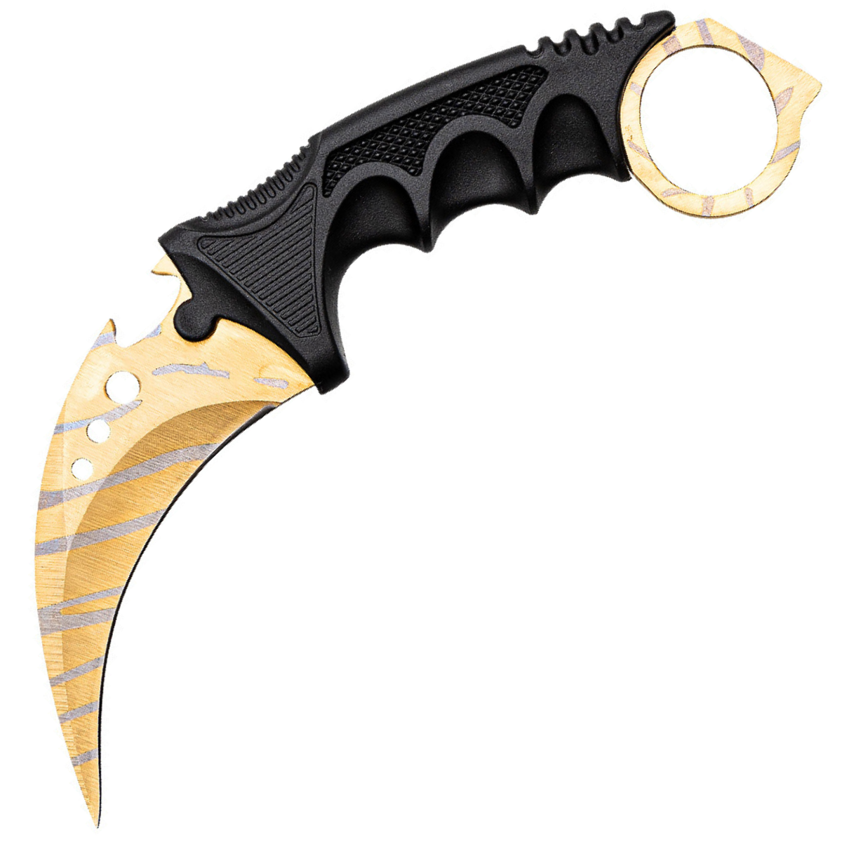 Outdoor nož Karambit YL-42090 - Zlatni