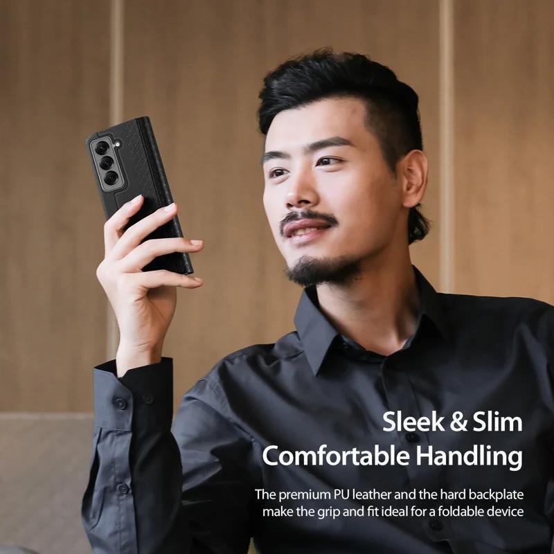 Dux Ducis Bril preklopna futrola za Samsung Galaxy Z Fold SE - Crna