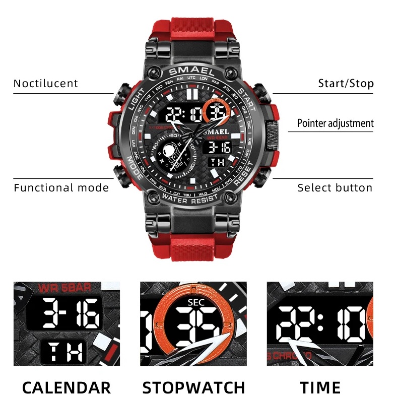 Sat SMAEL LO-29440 - Crveni