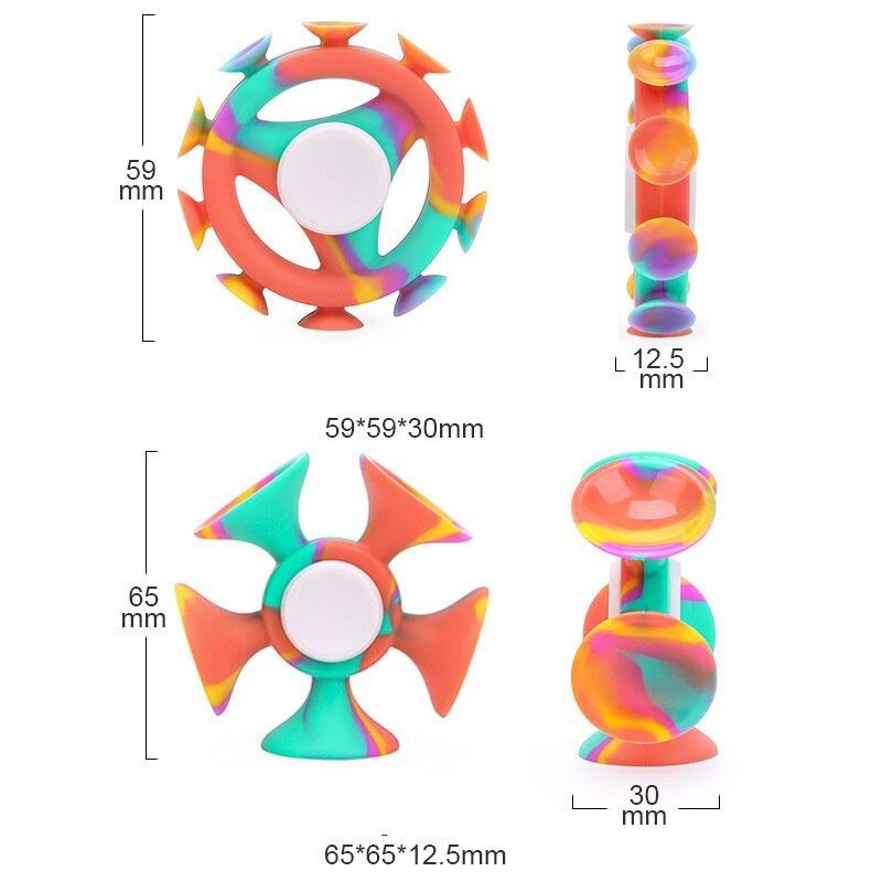 Silikonski Spinner - Višebojni
