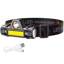 Naglavna lampa 4v1 s magnetom - Crna